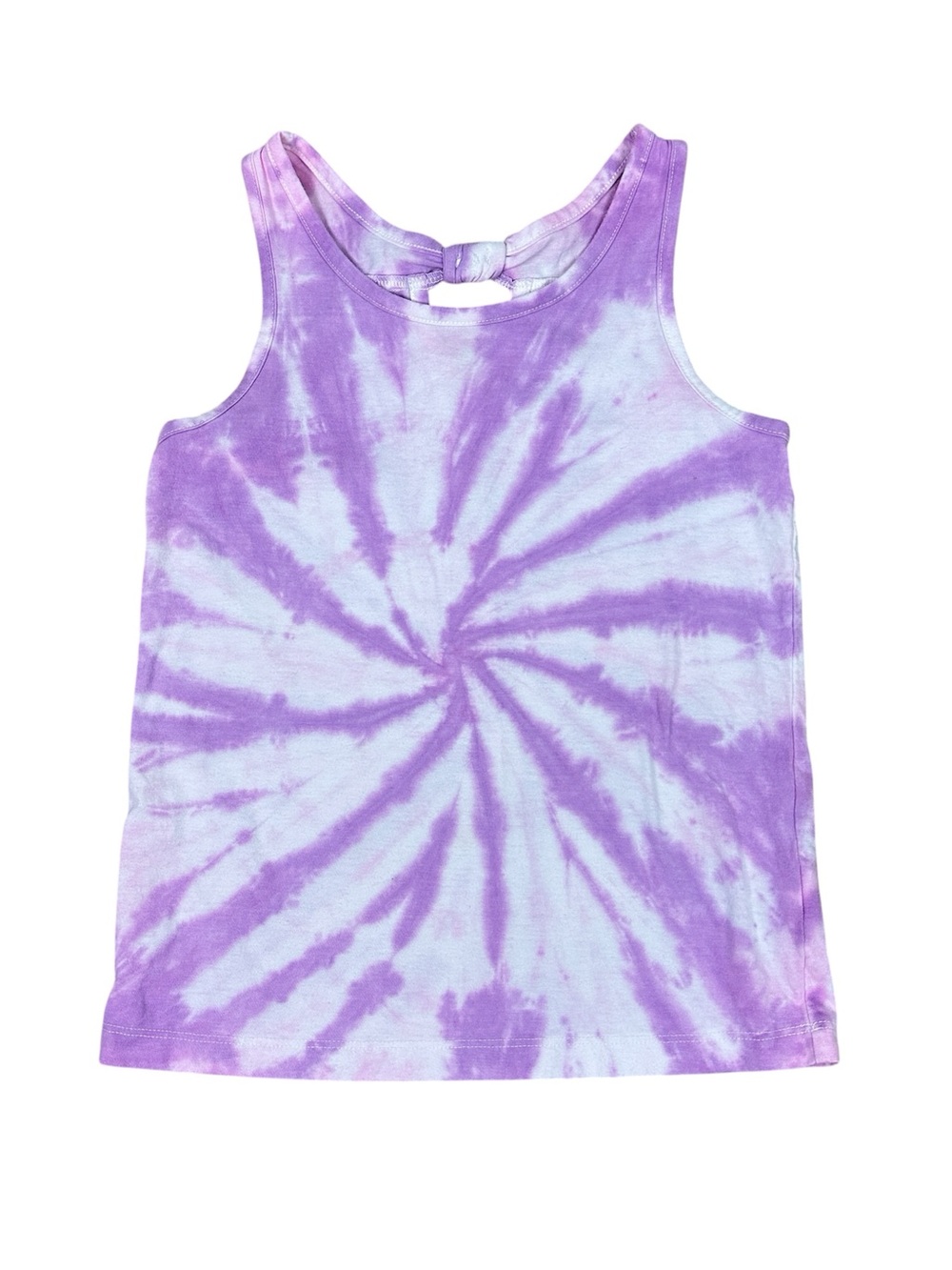Cat & Jack Girls Purple Tie-Dye Tank Top